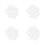 400Pcs Compact Transparent Pe Bottle Lid Opener Mini Ampule Tool 6