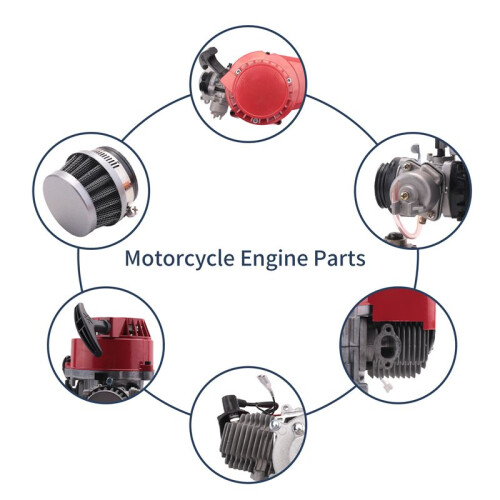 49cc 2-Stroke Single Cylinder Engine Motor for  Dirt Bike Scooter ATV 1