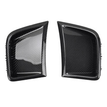 For STI WRX GRB Wagon 10th 2008-2014 Carbon Fiber Engine Hood Outlet Cover Front Bumper Air Vent Trim