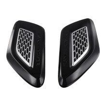 2PCS Car Front Hood Vent Air Grille Cover W/ Silver for Sport 2014-2017 LR052979 LR052981