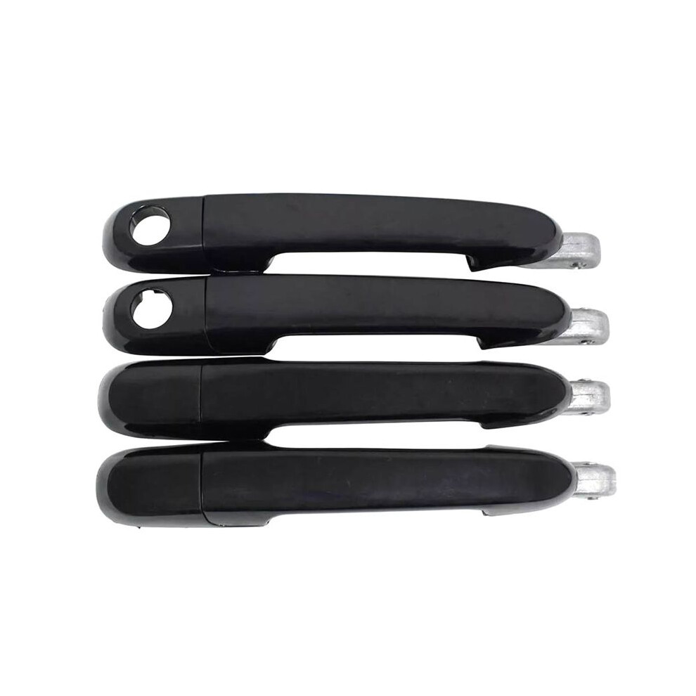 New Front + Rear Outside Exterior Door Handle For Accent 2006-2011 82650-1E000 82660-1E000 Black 4713772052288