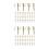 300Pcs Sturdy Steel Nail Pipe Hooks for Pipe and Cable Secure Mounting 4