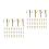 300Pcs Sturdy Steel Nail Pipe Hooks for Pipe and Cable Secure Mounting 7