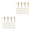 300Pcs Sturdy Steel Nail Pipe Hooks for Pipe and Cable Secure Mounting 9