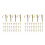 300Pcs Sturdy Steel Nail Pipe Hooks for Pipe and Cable Secure Mounting 10