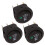 3X Round 3 Pin Rocker / Parking Off  Front Rear Walking Sensor 1