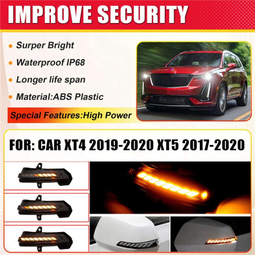 Auto-LED-Blinker, Dynamisch, Rückspiegel-Blinker, für  XT4 2019-2020, XT5 2017-2020