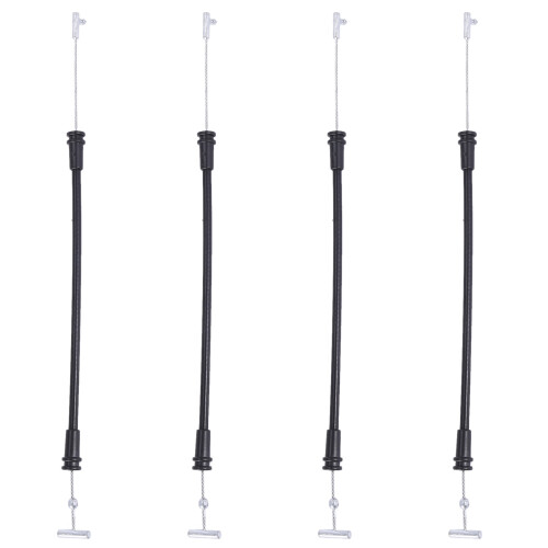 4X for  Car Forfour(454)Front Exterior Door Handle Cable A4547230169
