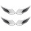 4x Exterior Chrome Silver A Pillar Front Side Window Panel Cover Trim Garnish for    2021 2022 1
