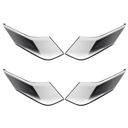 4x Exterior Chrome Silver A Pillar Front Side Window Panel Cover Trim Garnish for    2021 2022