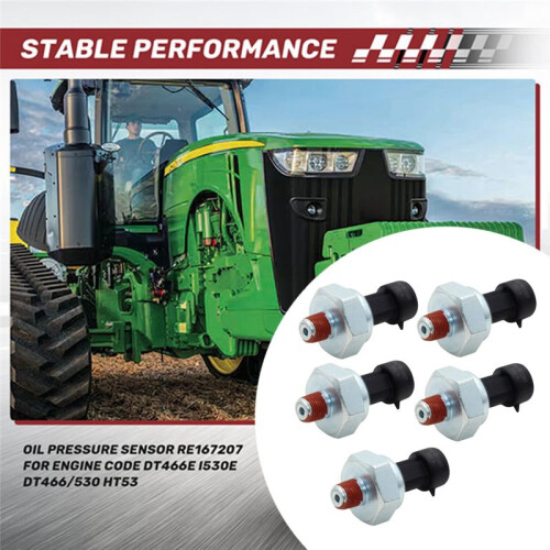 5 Stuks RE167207 Tractoren Oliedruksensor voor  Motor Code DT466E I530E DT466/530 HT53 2