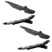 2X Pair Front Left Right Bumper Guide Support Bracket 51117033705 51117033706 For- E60 E61 525I 528I 530I 545I