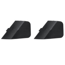 2X Car Auto Front Bumper Tow Towing Eye Hook Cover Cap for  Fiesta MK7 2008-2016 8A6117A989AB Black Plastic