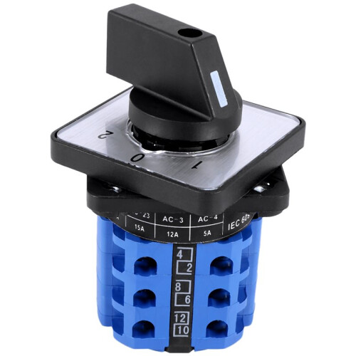 3 Positions -Off- Changeover Control Rotary Cam  20A