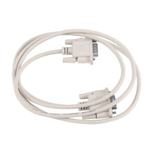 1,4M RS232 DB9 9-Pins Mannelijk Naar VGA Video 15-Pins Mannelijke Adapterkabel Lichtgrijs