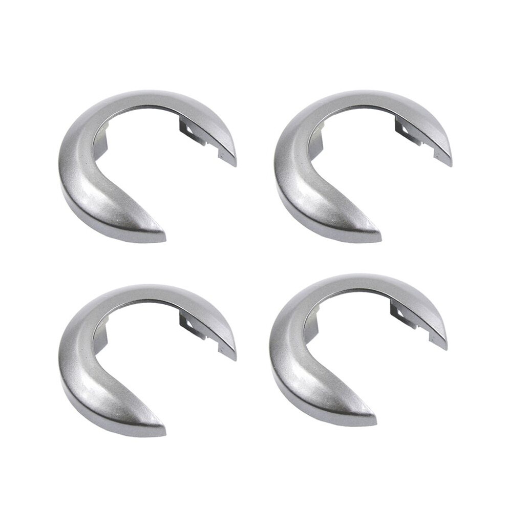 4Pcs Car Interior Door Handle Cover Handle Escutcheon For Tiida 2005-2010 1.6 Livina Nv200 Geniss Silver/Gray 6034187877647