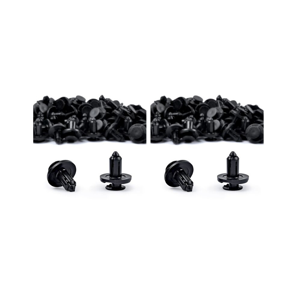 400Pcs Bumper Clips 8Mm Push Flare Fastener For And Plastic Rivet Retainer Clips 4713632042251