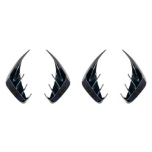 2X G20 Rear Bumper Lip Spoiler Side Air Vent Outlet Cover Trim for  3 Series G20 M Sport 320I 325I 330I Carbon Fiber