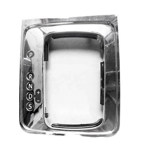 For  B6 2005-2011 Car Gear Shift Base Gear Shift Knob Frame Accessories 3C1713203A Bright Silver
