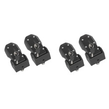 4x Motorkap Vergrendeling Vangsten Kits voor JK 07-17 JL Unlimited 18-Later Gladiator JT 20-Later Metal