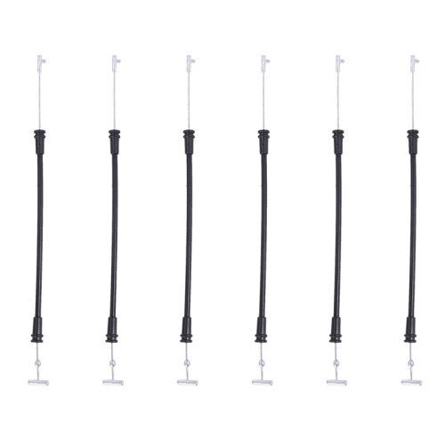 6X for  Car Forfour(454)Front Exterior Door Handle Cable A4547230169