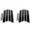 12PCS Window Pillar Posts Cover, for   2006-2011 Side Door Panel Trims, Glossy Black 1