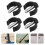 8Pcs Durable Plastic C-Shaped Clips for Toilet Frame & Walking Aid Fix 8