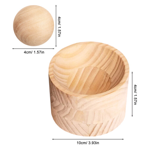 2Sets Hout Dumpling Maker Press Khaki En Eenvoudig Reinigen 1