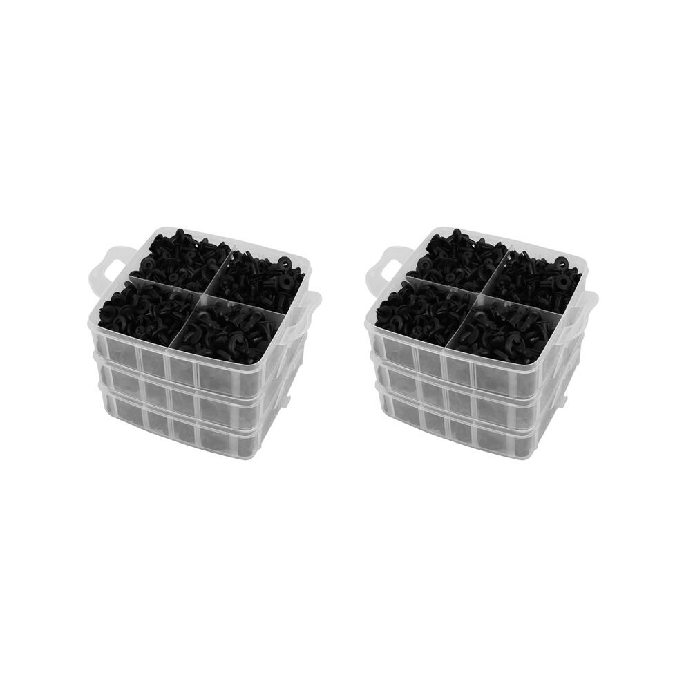1240Pcs Universal Mixed Auto Fastener Car Bumper Clips Retainer Car Fastener Rivet Door Panel For Liner For Car 6031818144697