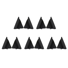 10x Car Left & Right Door Mirror Flag Cover Molding Triangle Cover for 500 2012-2019 1SH17KX7AA 1SH16KX7AA
