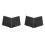 Black Front Bumper Lower Mesh Grill Trim Cover 2 Pair Left Right for  E60 E61 M 1