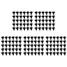 150pcs 9mm X 8mm Hole Plastic Car Fir Tree Clips Rivets Retainer