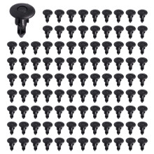 7mm Hole Plastic Rivets Fastener Auto Car Bumper Push Clips 600 Pcs