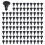 7mm Hole Plastic Rivets Fastener Auto Car  Bumper Push Clips 600 Pcs 1