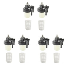 6 SETS Fuel Filter for Outboard Boat Motor Water Separator 9.9Hp 15Hp 20Hp 25Hp 30Hp 40Hp 61N-24560-00