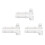6x Front Right & Left Bumper Bracket for  Lancer Except EVO 2008-2017 6400F549 6400F550 1