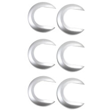 6x Auto Interieur Deurklink Cover Decoratieve Trim Binnenkant Handvat Rozet voor Tiida 2005-2010 1.6 LIVINA NV200 A
