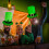 Patrick's Day-Zubehör, grüner Hut und Bart mit Gürtel und-Typ C 5