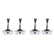 4PCS 68610-02160 Front Door Check Stop Both Sides for 1.8L 2.4L 09-13 Door Stay STOP/CHECK Strap Limiter