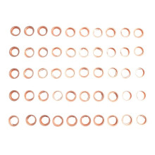 50Pcs Engine Oil Drain Plug Seal Washer Gasket Rings for 1102601M02