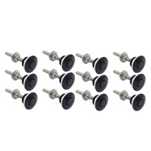 12Set 1.25 Inch Aluminium Motorkap Pins-Quick Release Slot Vergrendeling Bumper, Kentekenplaat Slot Clip, Drukknop Motorkap