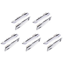 10x Car Front Left & Right Chrome Trim Molding For- F10 F11 528I 535I 51137336645 51137336646