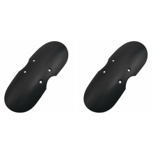 2X Motorfiets Kort Voorspatbord voor  Bonneville T100 Scrambler Thruxton 90 01-16 Matzwart