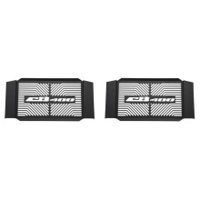 2X Motorrad ZubehöR Edelstahl KüHler Grill Schutz Abdeckung für CB400SF CB 400 CB400