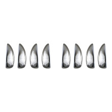 8x Car Trim Plated Door Handle Cover Auto for Logan II 2012-2016 Symbol III
