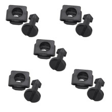 5X Cubierta del Motor Undertray Wheel Arch Tornillo PláStico Negro para 91501-SS8-A01, 91601-SS8-A01