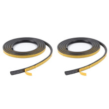 2X Rear Door Glass Seal Strip for JK JL 2007-2020 Waterproof Dustproof Durable