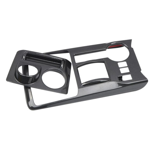 FöR  4Runner 2010-2021 Center Console Gear Shift Panel Cover Trim TillbehöR - ABS Kolfiber