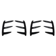 4x Car Black Rear Bumper Spoiler Flank Tail Wind Knife for A Class W176 A200 A260