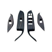 Car Interior Wood Grain Door Armrest Panel Window Glass Lift Button  Cover Trim for  Noah/ Voxy 90 Series 22